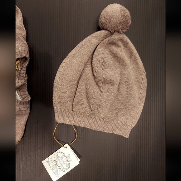 NWT Feltman Brothers Knit Dress & Matching Hat ~ sz 12 mo - Picture 4 of 7